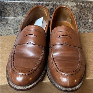 J. Crew Brown Leather Loafers 8.5 D Brown